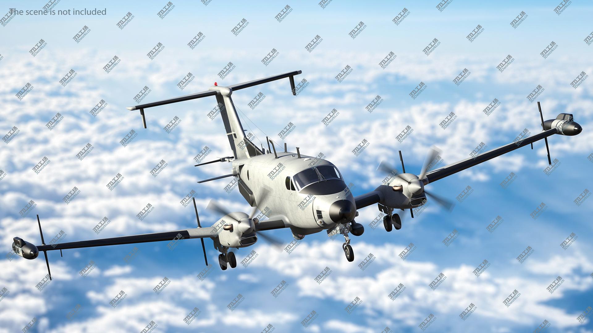 images/goods_img/202104093/3D model Beechcraft RC12 Guardrail/5.jpg